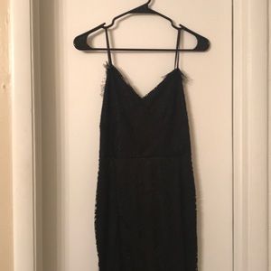 Black Lace Formal Dress